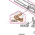 Tokyo Marui Hi-Capa 4.3 Dual Stainless parts diagram with the slide stop lever, part H43B-5, outlined
