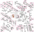 Full Tokyo Marui Hi-Capa 4.3 Dual Stainless parts diagram showing where the right thumb safety (part H43B-6) fits