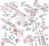 Full Tokyo Marui Hi-Capa 4.3 Dual Stainless parts diagram showing where the hammer assembly (parts H43B-8, H51-42 and H51-43) fits