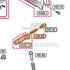 Tokyo Marui Hi-Capa 4.3 Dual Stainless parts diagram with the magazine release, parts H43B-13, H51-62 and H51-63, outlined