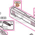 Tokyo Marui Hi-Capa 4.3 parts diagram with the front sight, part H43-2, outlined