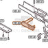 Tokyo Marui Hi-Capa 5.1 parts diagram with the slide stop lever, part H51-38, outlined