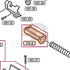 Tokyo Marui Hi-Capa 5.1 Stainless parts diagram with the recoil spring guide plug, part 51S-4, outlined
