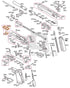 Full Tokyo Marui Hi-Capa 5.1 Stainless parts diagram showing where the frame rail and its screws (parts 51S-12 and 51S-13) fit
