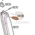 Tokyo Marui Hi-Capa 5.1 parts diagram with the magazine exhaust valve, part H51-76, outlined