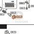 Tokyo Marui Hi-Capa D.O.R parts diagram with the nozzle valve stop, part GBB6-10, outlined