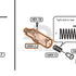 Tokyo Marui Hi-Capa D.O.R parts diagram with the nozzle, part GBB6-11, outlined