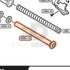 Tokyo Marui Hi-Capa D.O.R parts diagram with the recoil spring guide, part GBB6-16, outlined