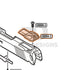 Tokyo Marui Hi-Capa D.O.R parts diagram with the rear sight, part GBB6-2, outlined