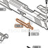 Tokyo Marui Hi-Capa D.O.R parts diagram with the slide rail, part GBB6-4, outlined