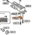 Tokyo Marui Hi-Capa D.O.R parts diagram with the blowback unit piston part, part GBB6-5, outlined