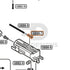 Tokyo Marui Hi-Capa D.O.R parts diagram with the nozzle return pin, part GBB6-7, outlined
