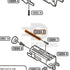 Tokyo Marui Hi-Capa D.O.R parts diagram with the nozzle return spring, part GBB6-8, outlined