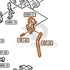 Tokyo Marui Hi-Capa D.O.R parts diagram with the hammer assembly, parts GBB6-21, H51-42 and H51-43, outlined