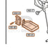 Tokyo Marui Hi-Capa D.O.R parts diagram with the trigger and bar, parts GBB6-26, H51-60 and H51-61, outlined