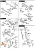 Full Tokyo Marui Hi-Capa D.O.R parts diagram showing where the trigger and bar (parts GBB6-26, H51-60 and H51-61) fits