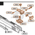 Tokyo Marui Hi-Capa Gold Match parts diagram with the plastic 5.1 rear sight group, parts 51R-4 to 51R-12, outlined