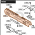 Tokyo Marui Hi-Capa Gold Match parts diagram with the Gold Match slide, part HMC-1, outlined