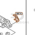 Tokyo Marui Hi-Capa Gold Match parts diagram with the right thumb safety, part HMC-14, outlined