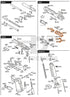Full Tokyo Marui Hi-Capa White D.O.R parts diagram showing where the blowback unit set with piston cup (parts GBB13-2, GBB6-5, GBB6-9, GBB2-12, GBB2-13 and GBB2-14) fits