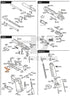 Full Tokyo Marui Hi-Capa White D.O.R parts diagram showing where the left thumb safety (part GBB13-10) fits