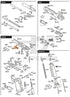 Full Tokyo Marui Hi-Capa White D.O.R parts diagram showing where the slide stop lever (part GBB13-4) fits