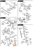 Full Tokyo Marui Hi-Capa White D.O.R parts diagram showing where the hammer grip block (part GBB13-7) fits