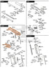 Full Tokyo Marui Hi-Capa White D.O.R parts diagram showing where the upper frame set (parts GBB13-3, GBB13-5 and H51-55) fits