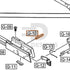 WE G17 semi-auto parts diagram with the front assembly housing pin, part 10, outlined