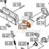 WE G17 semi-auto parts diagram with the slide catch, extended, part 12, outlined