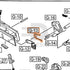 WE G17 semi-auto parts diagram with the slide lock spring, part 13, outlined