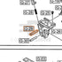 WE G17 semi-auto parts diagram with the hammer pin, upper, part 29, outlined