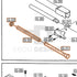 WE G17 semi-auto parts diagram with the recoil spring guide set, parts 31, 32 and 33, outlined
