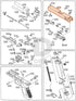 Full WE G17 semi-auto parts diagram showing where the slide (part 43) fits