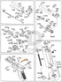 Full WE G17 semi-auto parts diagram showing where the trigger locking pin (part 5) fits