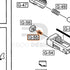 WE G17 semi-auto parts diagram with the piston head screw, part 55, outlined