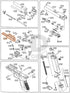 Full WE G17 semi-auto parts diagram showing where the front assembly housing (part 8) fits