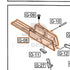WE G17 semi-auto parts diagram with the front assembly housing, part 8, outlined