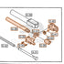 WE G17 semi-auto parts diagram with the hop-up and barrel set, parts 34, 35, 36, 37, 38, 40, 41 and 42, outlined