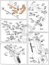 Full WE G17 semi-auto parts diagram showing where the hop-up and barrel set (parts 34, 35, 36, 37, 38, 40, 41 and 42) fits