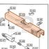 WE G18 auto parts diagram with the slide, olive, part 43, outlined
