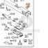 WE G18 auto parts diagram with the rear sight and screw, parts 46 and 58, outlined