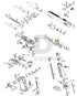 Full WE Hi-Capa parts diagram showing where the nozzle return spring (part 17) fits