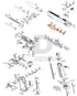 Full WE Hi-Capa parts diagram showing where the loading nozzle assembly (parts 19 to 23) fits
