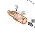 WE Hi-Capa parts diagram with the loading nozzle, part 20, outlined