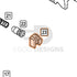WE Hi-Capa parts diagram with the valve stop, part 23, outlined