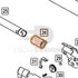 WE Hi-Capa parts diagram with the bucking, part 26, outlined