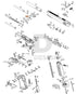 Full WE Hi-Capa parts diagram showing where the hop chamber arm (part 31) fits