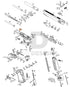 Full WE Hi-Capa parts diagram showing where the frame screw (part 37) fits