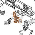 WE Hi-Capa parts diagram with the disconnector, part 39, outlined